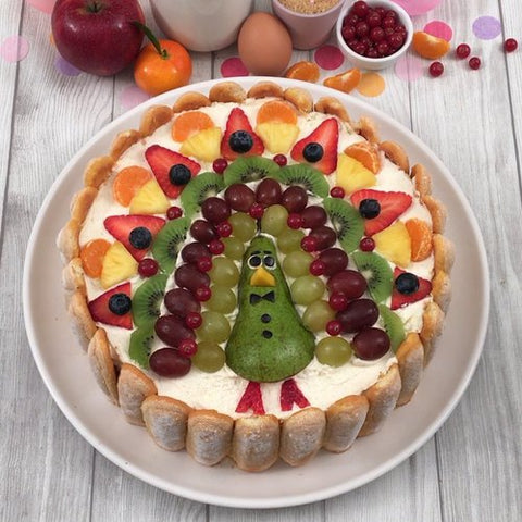 Peacock Dessert