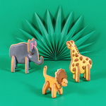 3D Safari Cookie Cutters